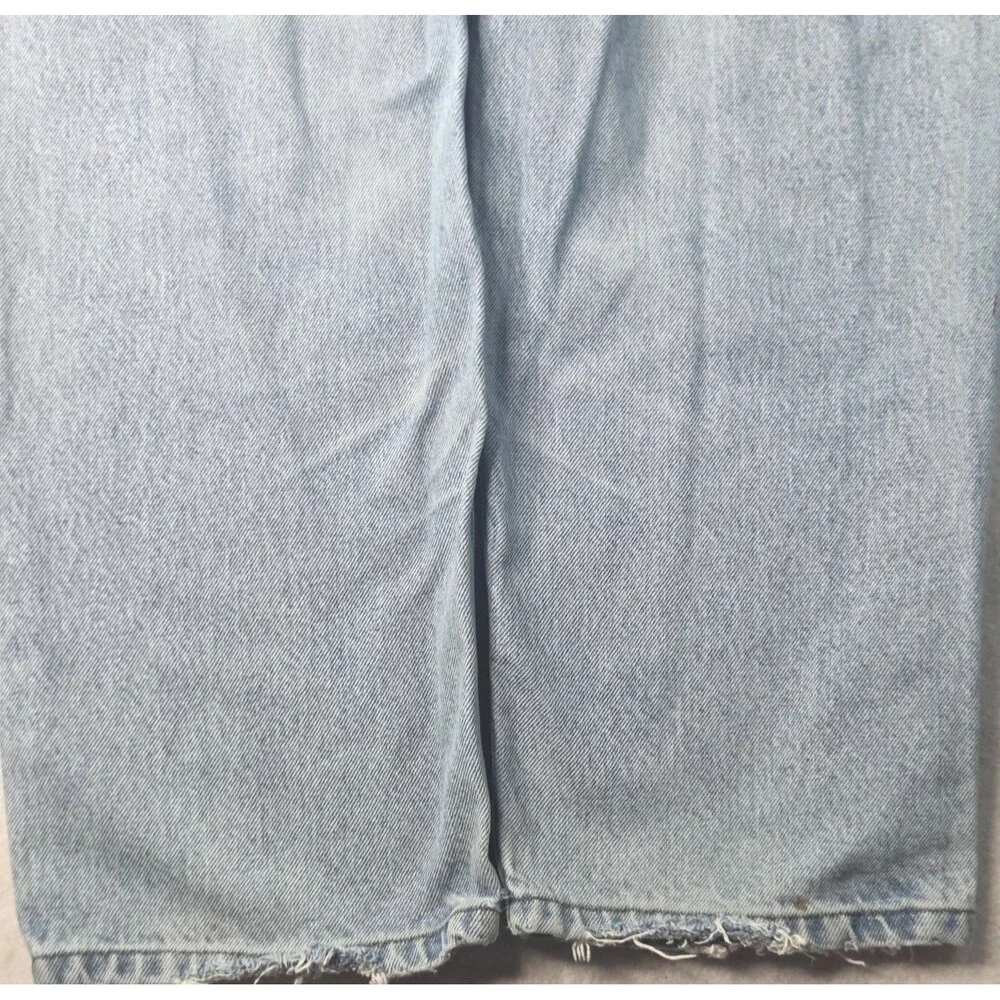 Vintage Carhartt Jeans Mens 36x28 Light Wash Distressed Workwear Denim 90s